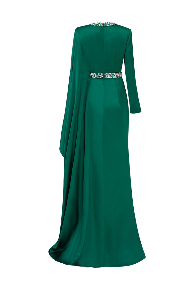 21SIX Aurelia Silk Satin Flared Maxi Dress | Cult Mia 21SIX Aurelia Silk Satin Flared Maxi Dress | Cult Mia
