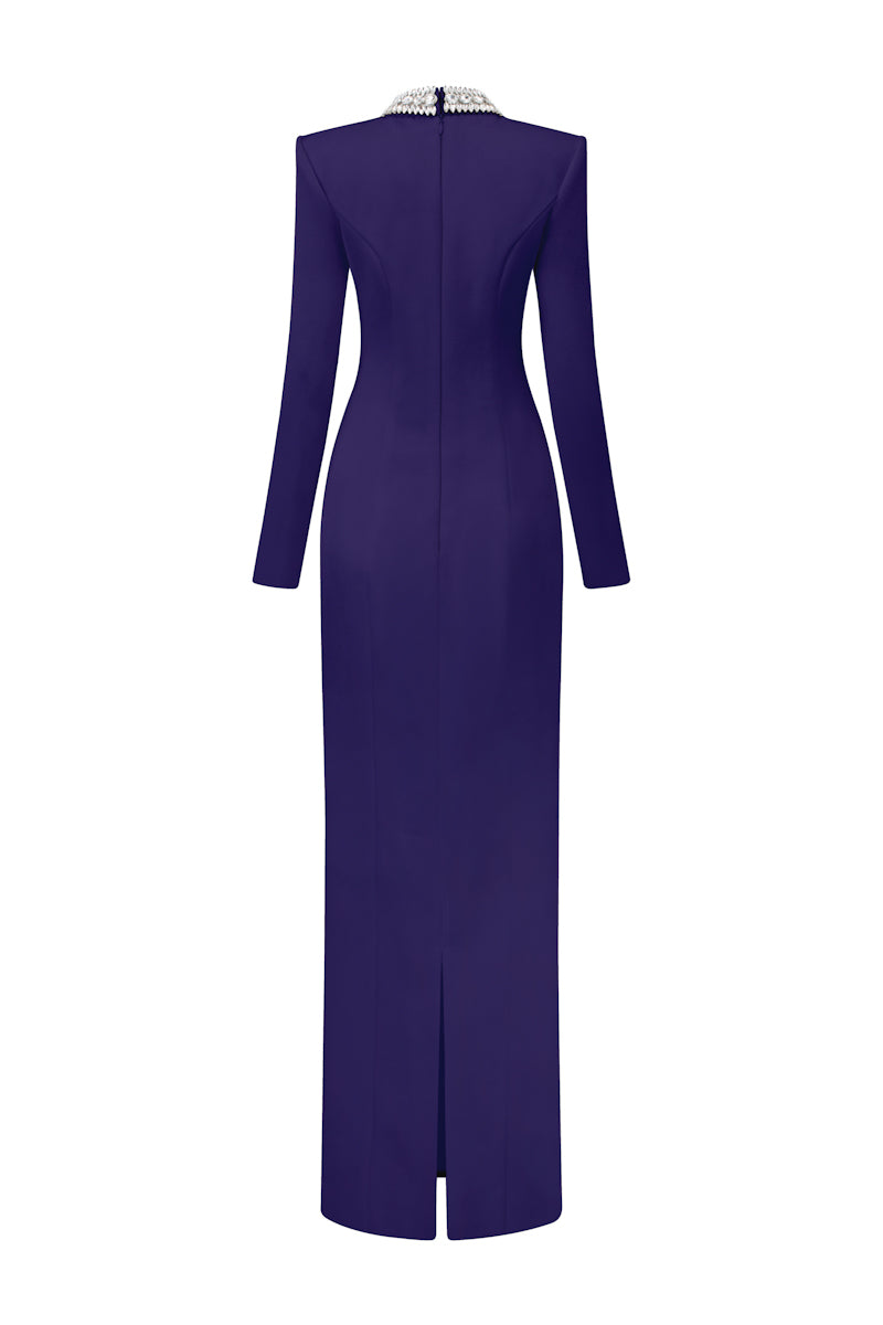 DIANA TAFFETA CUT-OUT MAXI DRESS - CULT MIA