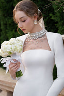 Elegant DIANA taffeta cut-out gown by 21Six, featuring a flowing silhouette and stylish cut-out design.