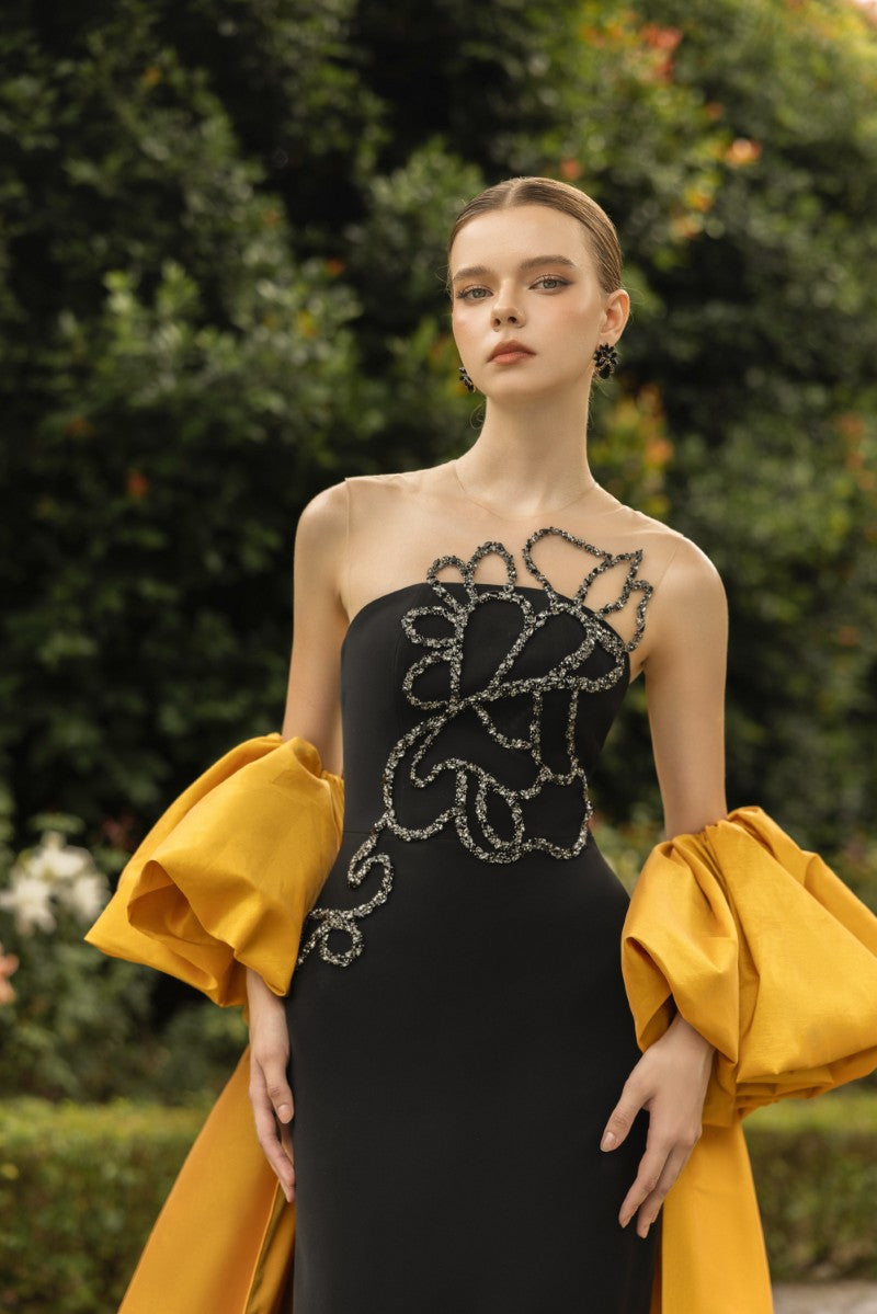 AMÉLIE CREPE GOWN - CULT MIA