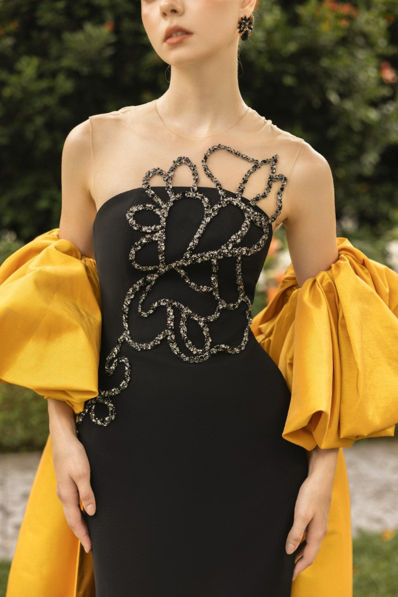 AMÉLIE CREPE GOWN - CULT MIA