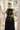ARIANE CREPE AND CHIFFON GOWN IN BLACK - CULT MIA