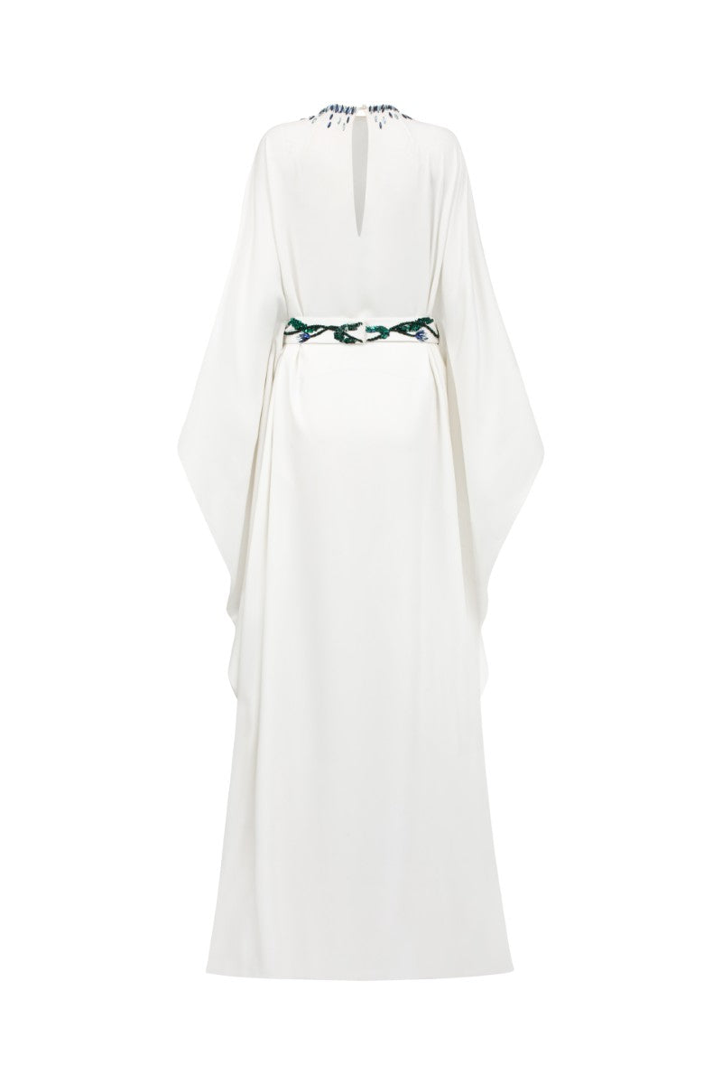 MAELLE CREPE GOWN IN WHITE - CULT MIA