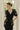 ISABELLE CREPE GOWN WITH EMMANUELLE CAPE IN BLACK - CULT MIA
