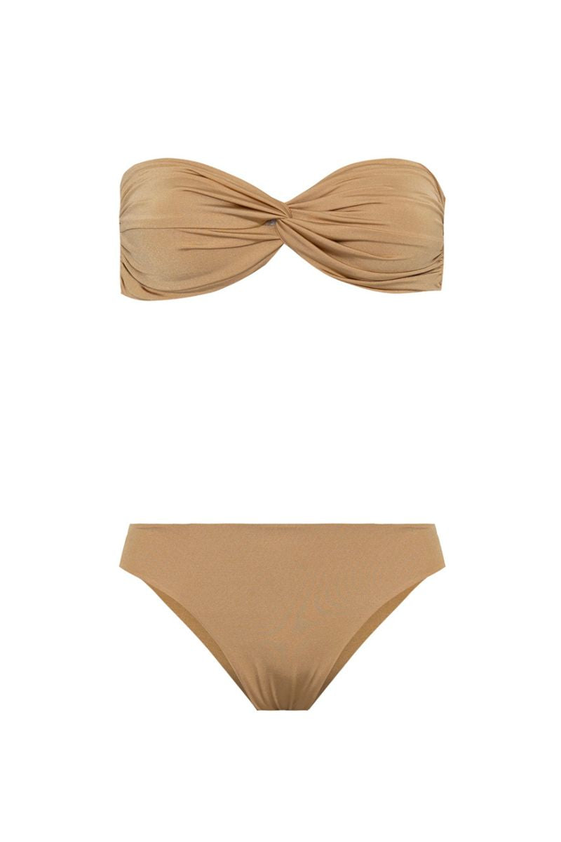 EVE BIKINI IN GOLD - CULT MIA