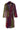 OVERSIZED COAT WITH SHOULDER PADS IN DARK MULTI