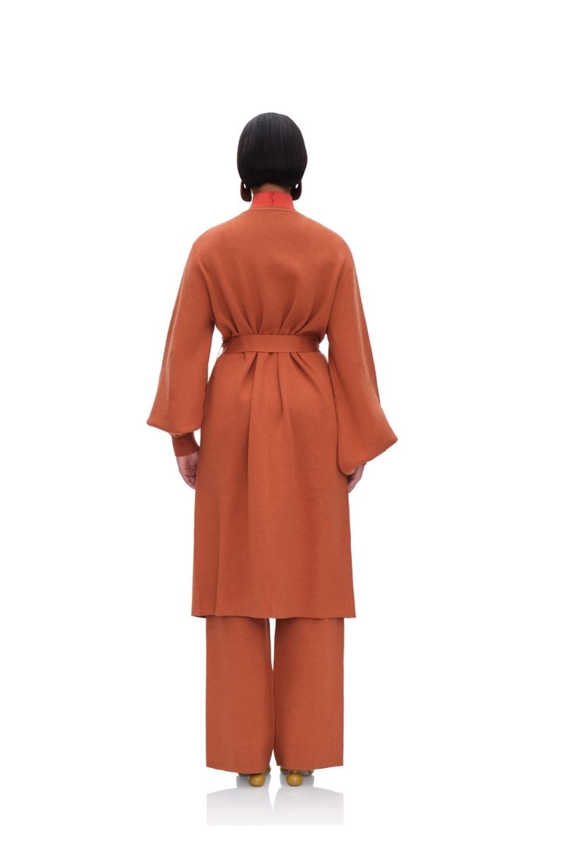 ONA KNIT CARDIGAN IN PUMPKIN - CULT MIA