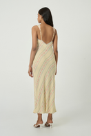 Summer Away Mila Maxi Dress in floral trail with flowing fabric and vibrant floral pattern, perfect for summer wear.