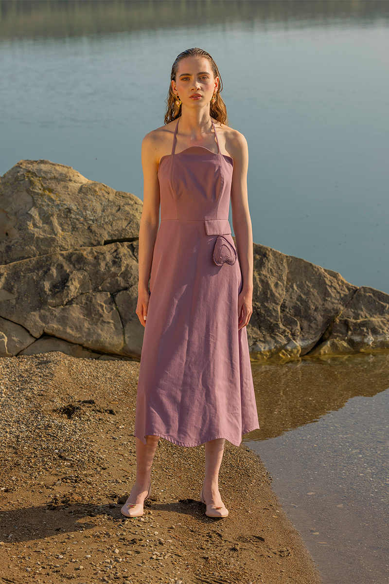 PURPLE PASSION MIDI DRESS - CULT MIA