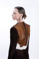 LEDIEL Samantha jacket in stylish black with a tailored fit, shown on a model, perfect for casual and semi-formal wear.