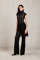 Deme By Gabriella Carly co-ord set in black featuring a matching top and pants, stylish and comfortable for casual wear.