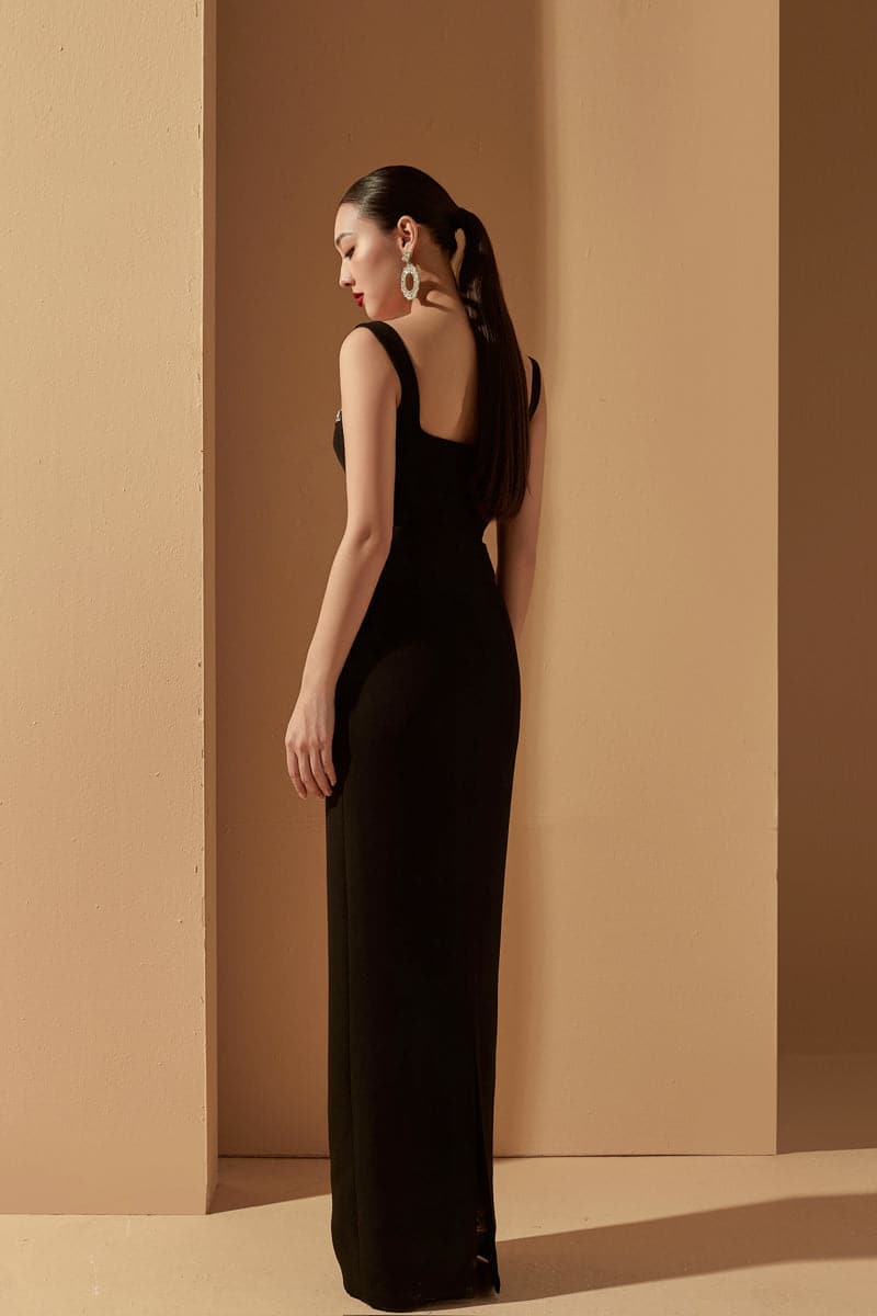 21SIX Black Jensen Crystal Bodycon Dress | Cult Mia 21SIX Black Jensen Crystal Bodycon Dress | Cult Mia