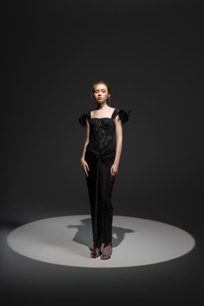 IZZY LACE CORSET MAXI DRESS | 21Six | CULT MIA