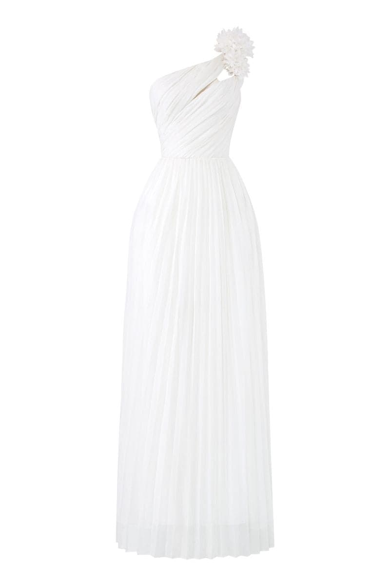 JAYLEE CHIFFON ONE-SHOULDER MAXI DRESS | 21Six | CULT MIA