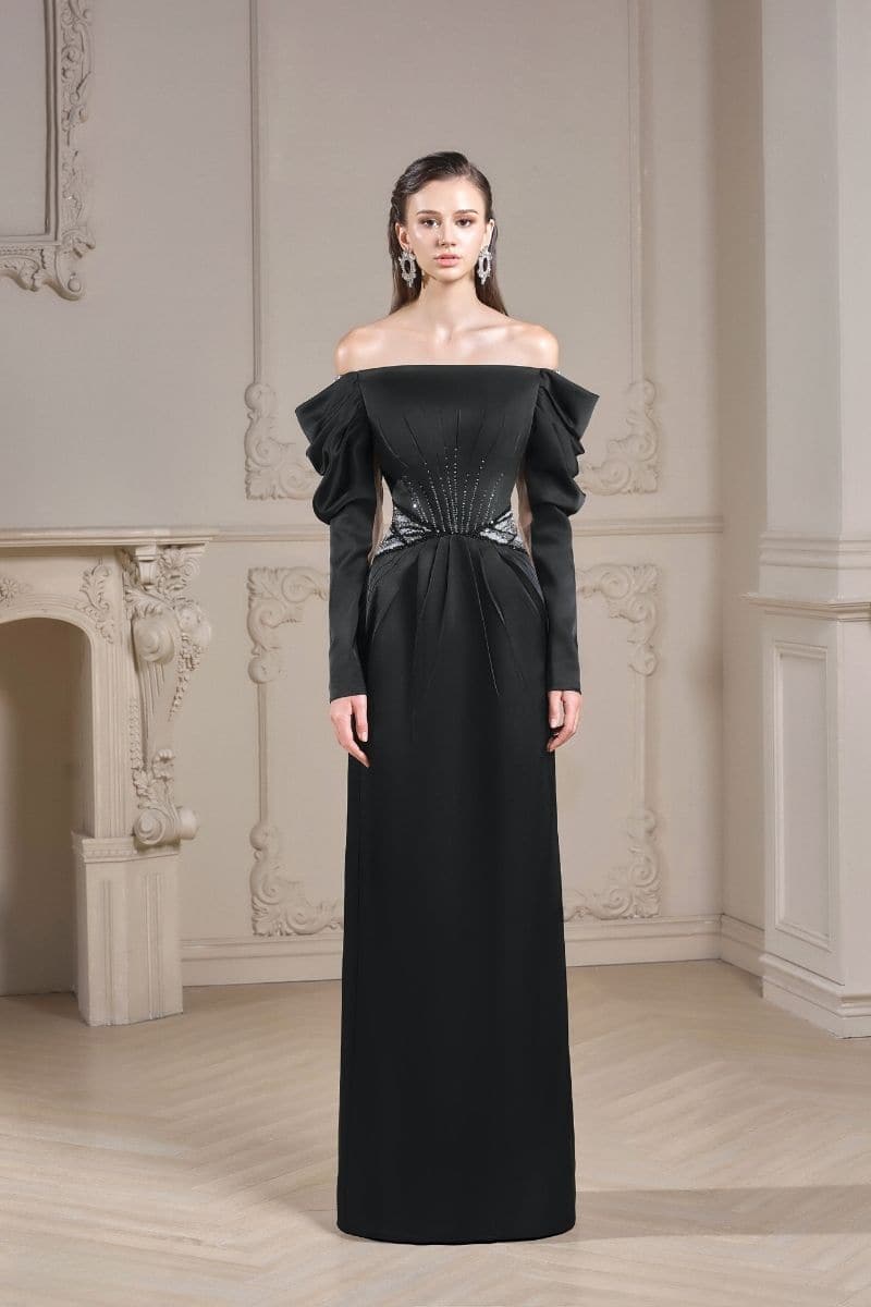 JULIANNA BLACK SILK SATIN DRAPED SLEEVES DRESS | CULT MIA | 21Six JULIANNA BLACK SILK SATIN DRAPED SLEEVES DRESS | CULT MIA | 21Six