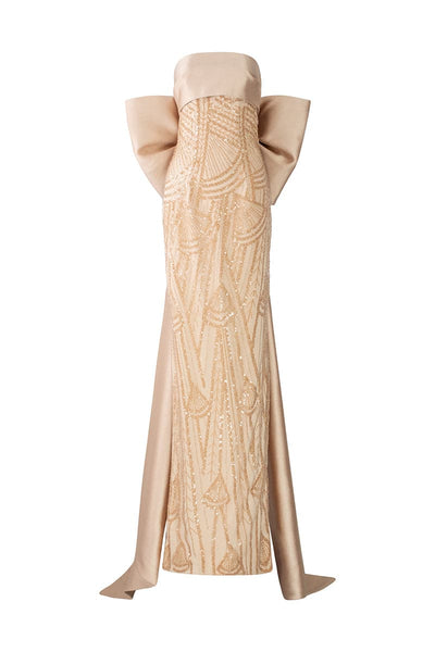 MARINA CRYSTAL LACE BOW TIE DRESS | CULT MIA | 21Six