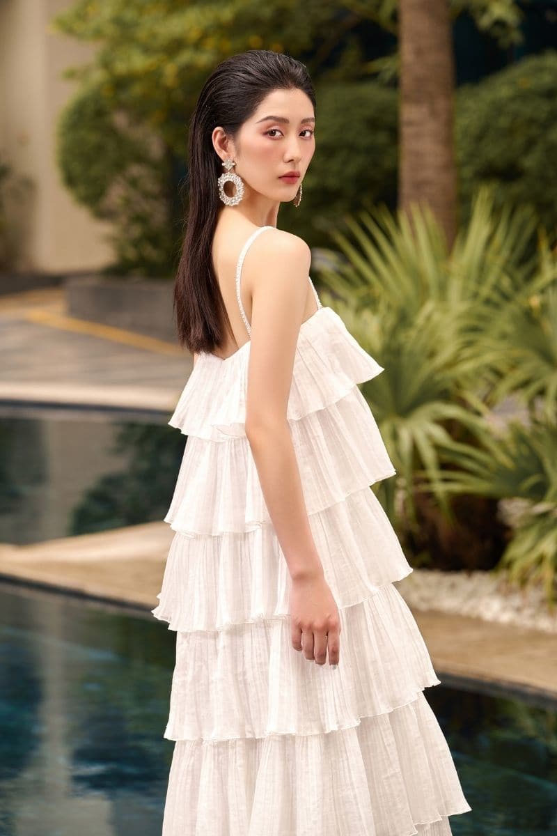 PENNY SILK LAYERED MAXI DRESS | 21Six | CULT MIA