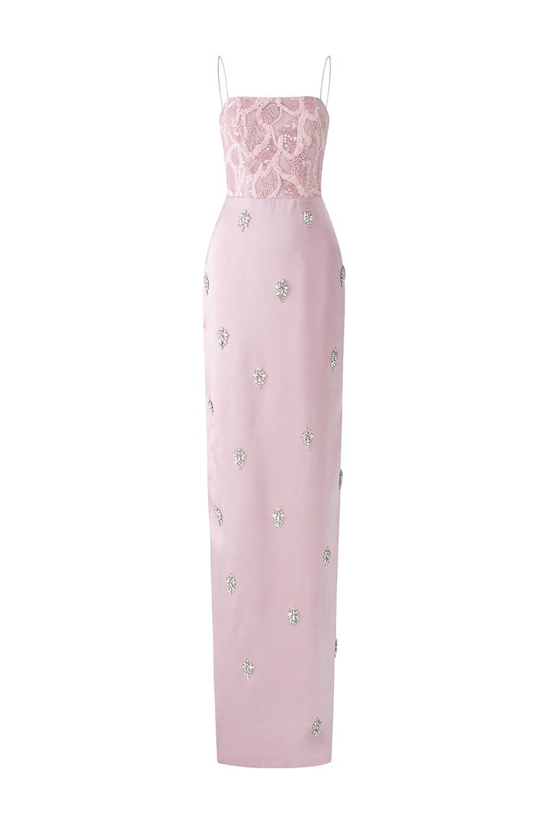 REBECCA CRYSTAL LACE CRYSTAL DRESS | 21Six | CULT MIA