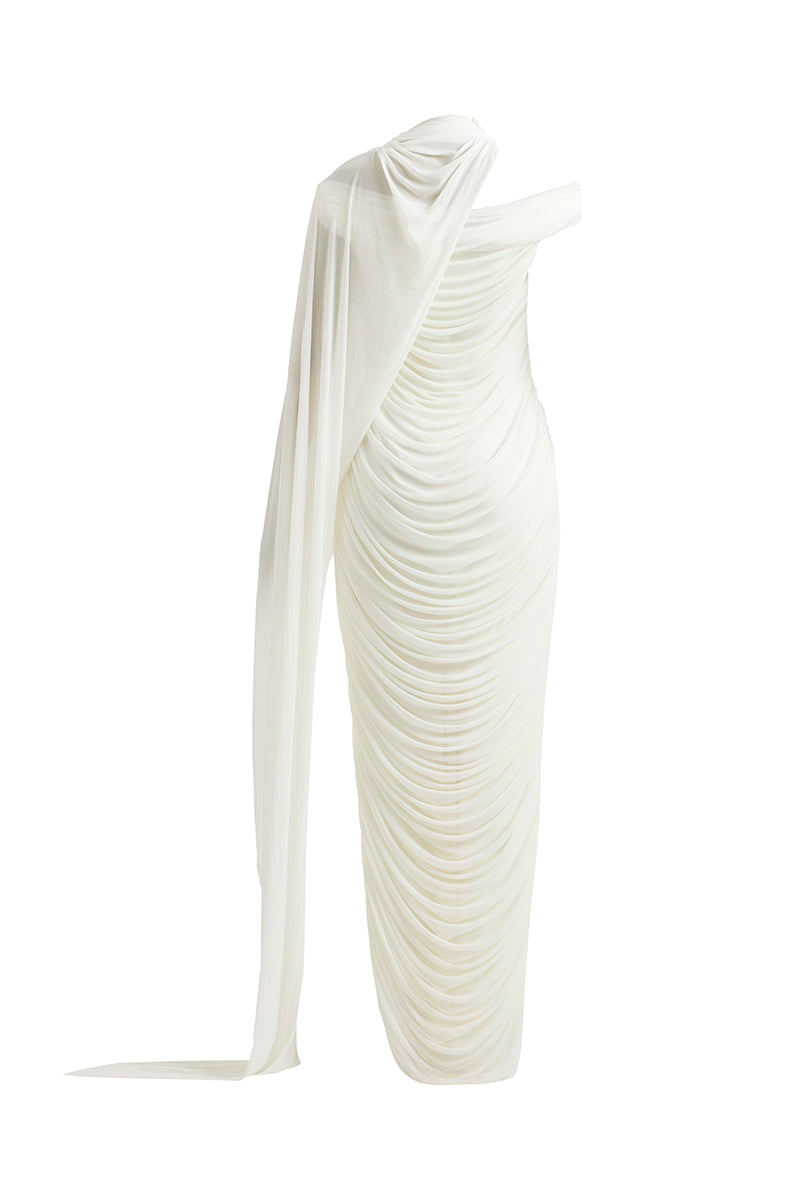 Deme By Gabriella Venice Gown featuring elegant fabric and intricate design, perfect for formal occasions.