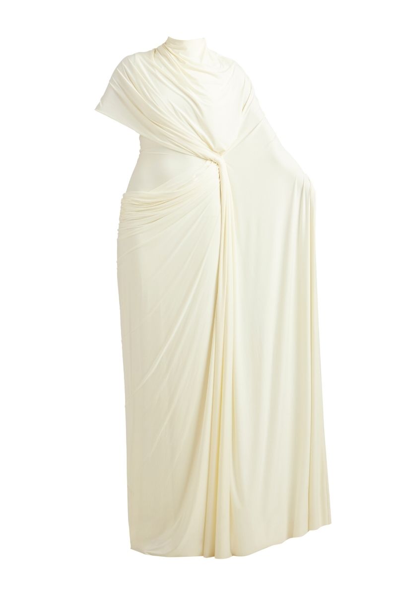 LUCIANA MAXI DRESS IN OFF WHITE - CULT MIA