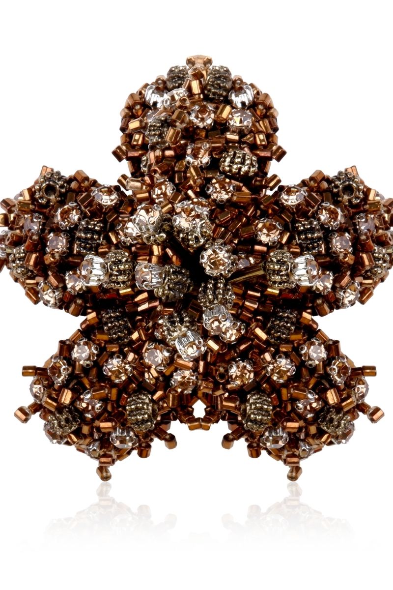ELLIE SISTER GOLD BROOCH - CULT MIA
