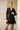 BLACK ROSA TAFFETA FEATHER BLAZER DRESS | 21Six | CULT MIA