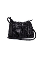 Black Vikele Studio Rosie shoulder bag with sleek design and adjustable strap, made from smooth leather.
