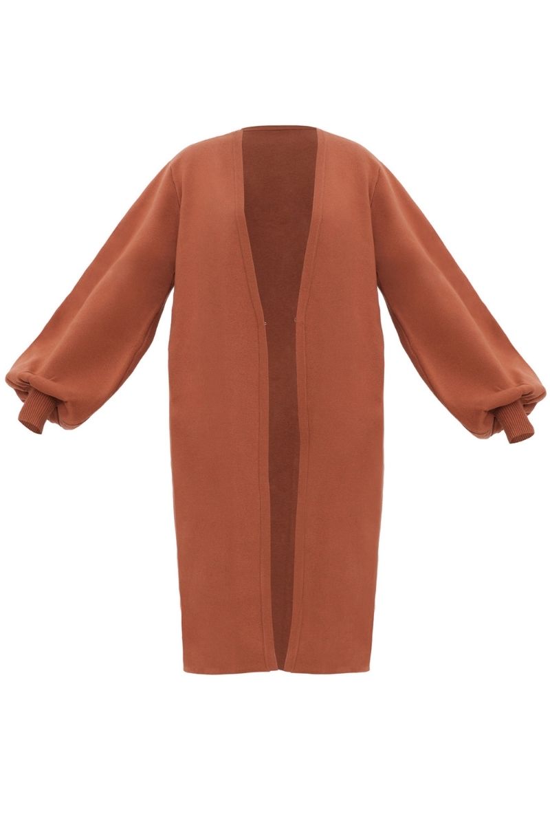 ONA KNIT CARDIGAN IN PUMPKIN - CULT MIA