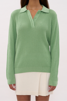 Light green La Granni evening shirt with long sleeves and button-down front, stylish and suitable for formal or casual wear.