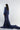 FREJA NAVY BLUE DEEP V-NECK GOWN - CULT MIA