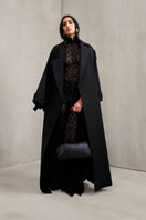 Black Alix co-ord set by Deme By Gabriella featuring a matching top and pants, styled for a chic, coordinated look.