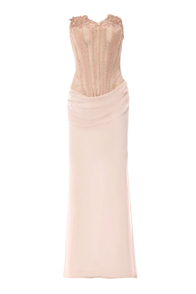 ROMANTIC DRESS IN PINK