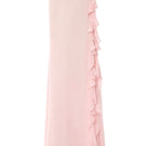 Pink Lotus Eater maxi skirt by IKINITA, flowing fabric with a stylish, elegant design perfect for casual or dressy outfits.