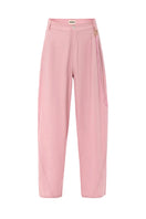 Pink Ulysse pants by IKINITA displayed on a model, showcasing a stylish and comfortable pair of casual pants.