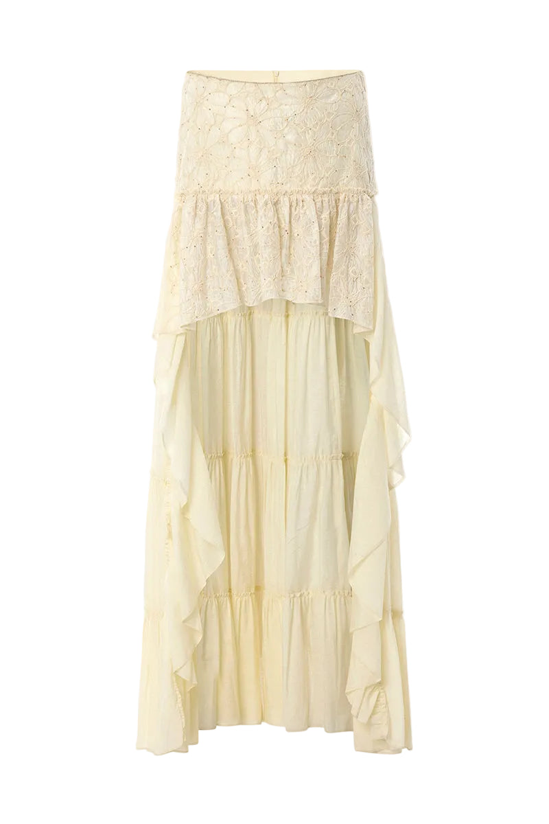 IKINITA Helen Butter Yellow co-ord set featuring a stylish top and matching pants, perfect for casual or chic occasions.