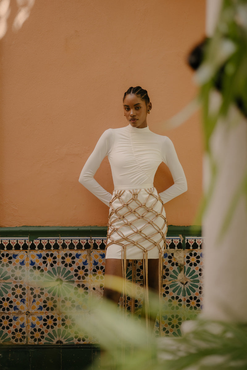 RED MINI SKIRT - CULT MIA