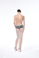 Nué Midnight Rhinestone Bra top with sparkling embellishments, stylish sleeveless design, perfect for trendy evening wear.