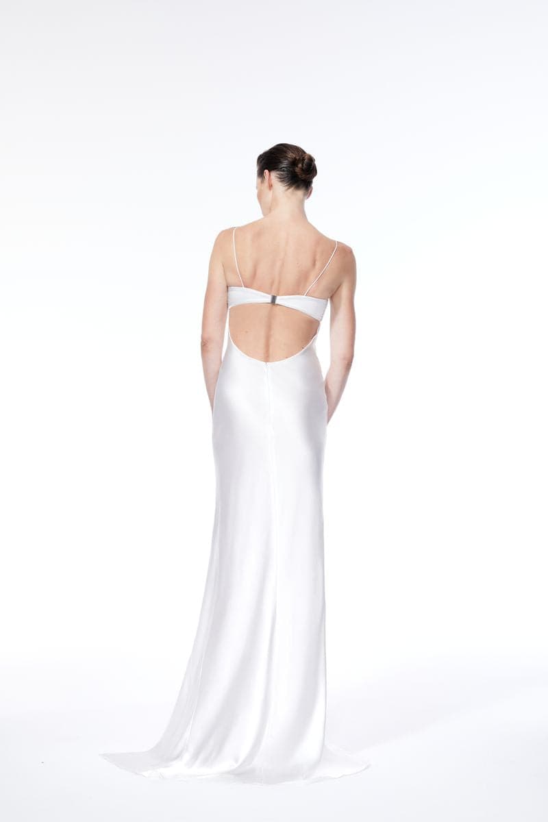 WHITE ETERNITY MAXI DRESS - CULT MIA