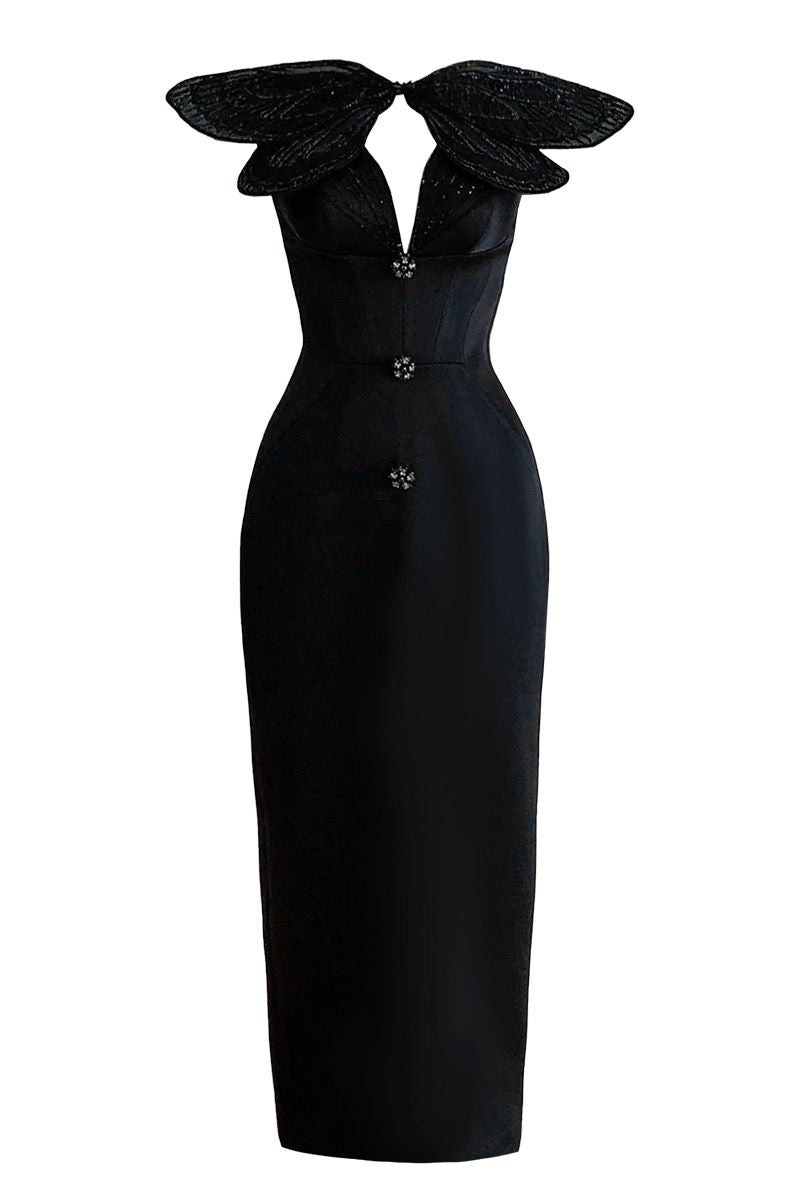 INSECTA BUTTERFLY MIDI DRESS - CULT MIA