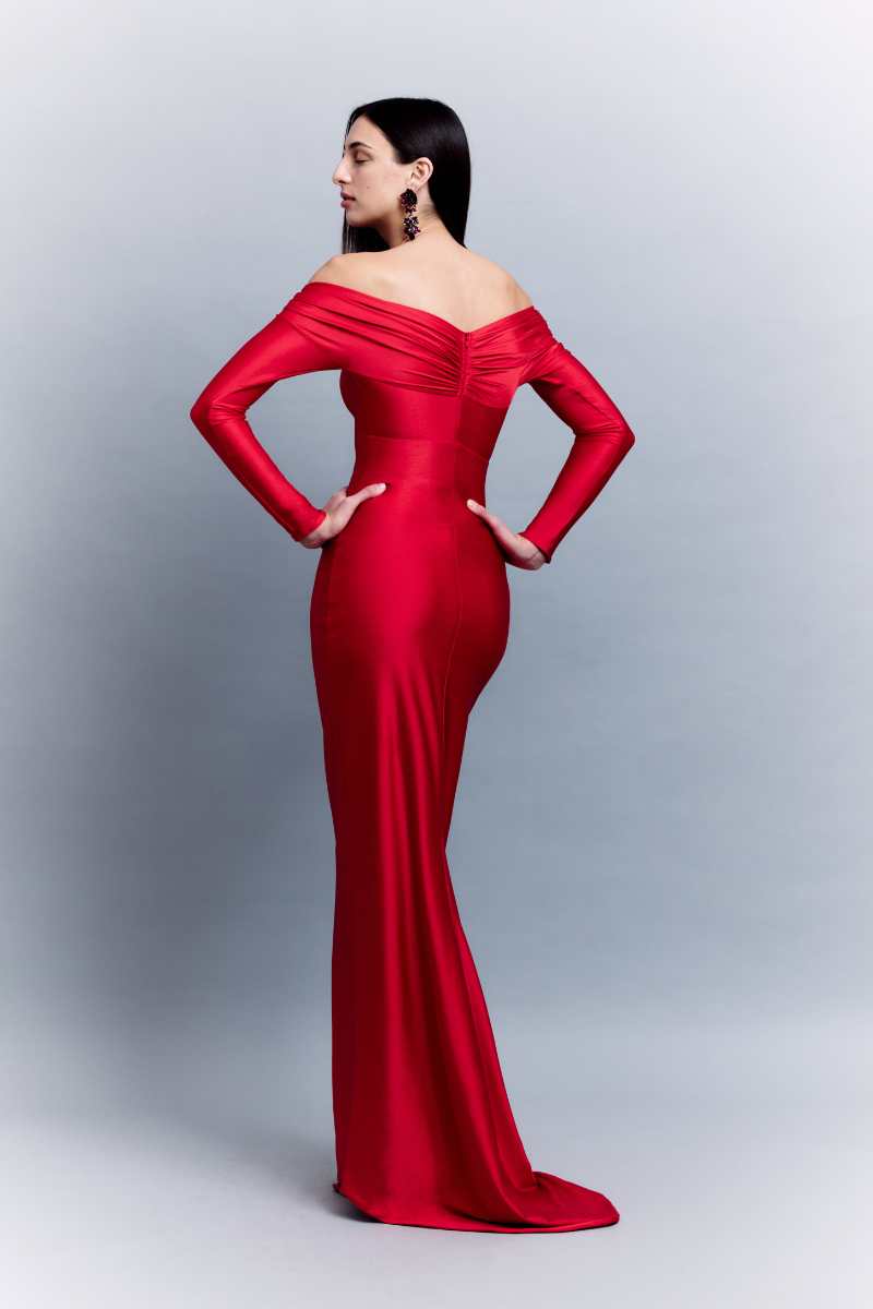 OFF SHOULDER MAXI DRESS - CULT MIA