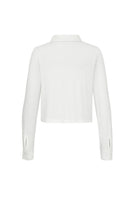 White GAB top by TT Studios, stylish sleeveless blouse with a clean, modern design perfect for casual or dressy looks.