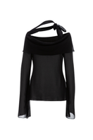 Suncillo Laura Top in soft fabric with a relaxed fit, featuring a round neckline and short sleeves.