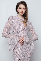 Pixellated Love maxi dress by Do Long, featuring a vibrant, pixelated pattern and flowing maxi length, perfect for casual or special occasions.