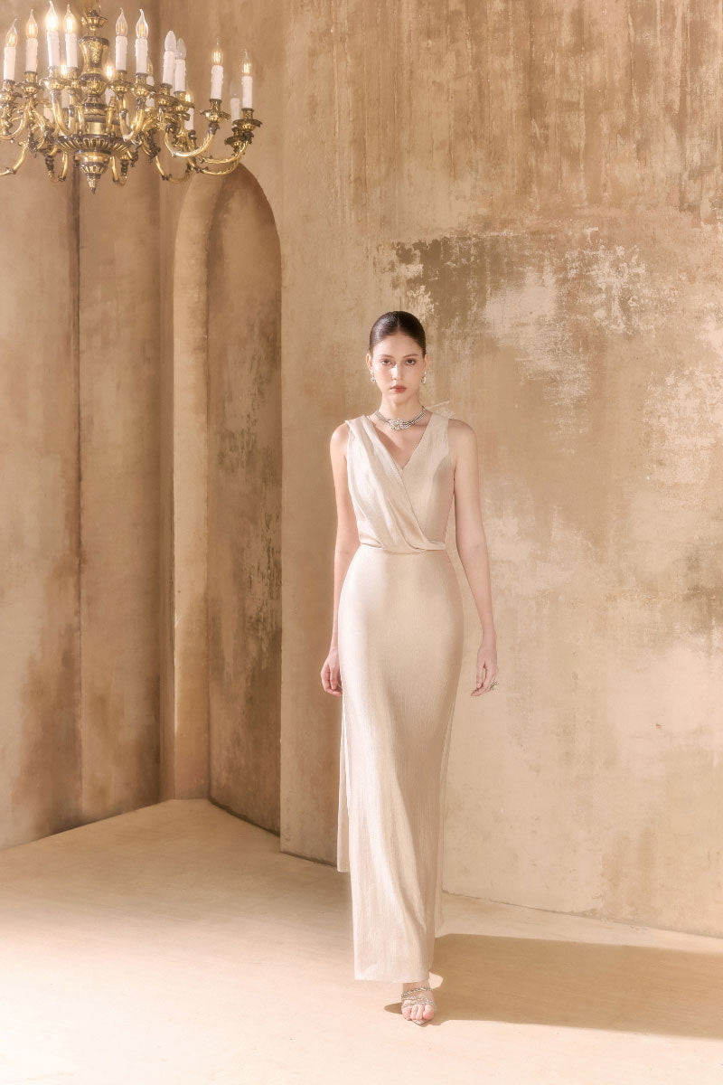 Elegant Arti Apparel ARISA maxi dress featuring flowing fabric and a stylish design, perfect for casual or formal occasions.