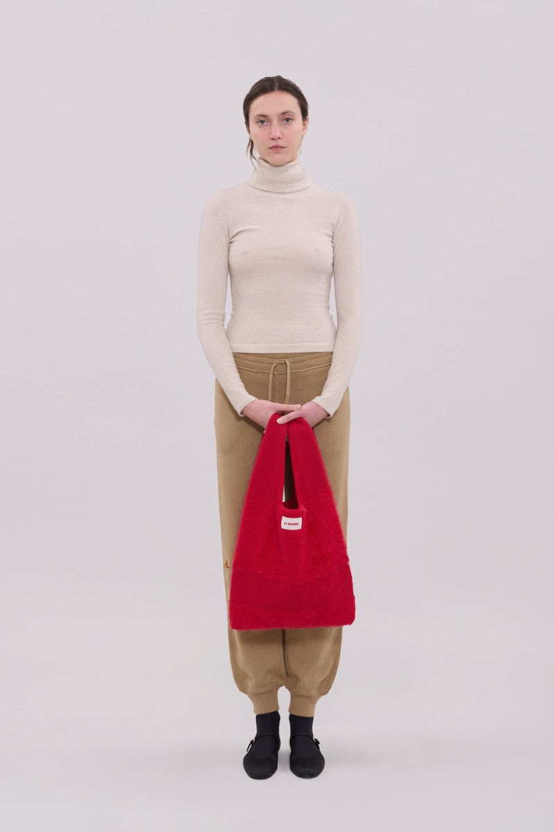 LONG SLEEVE TOP IN CREAM - CULT MIA