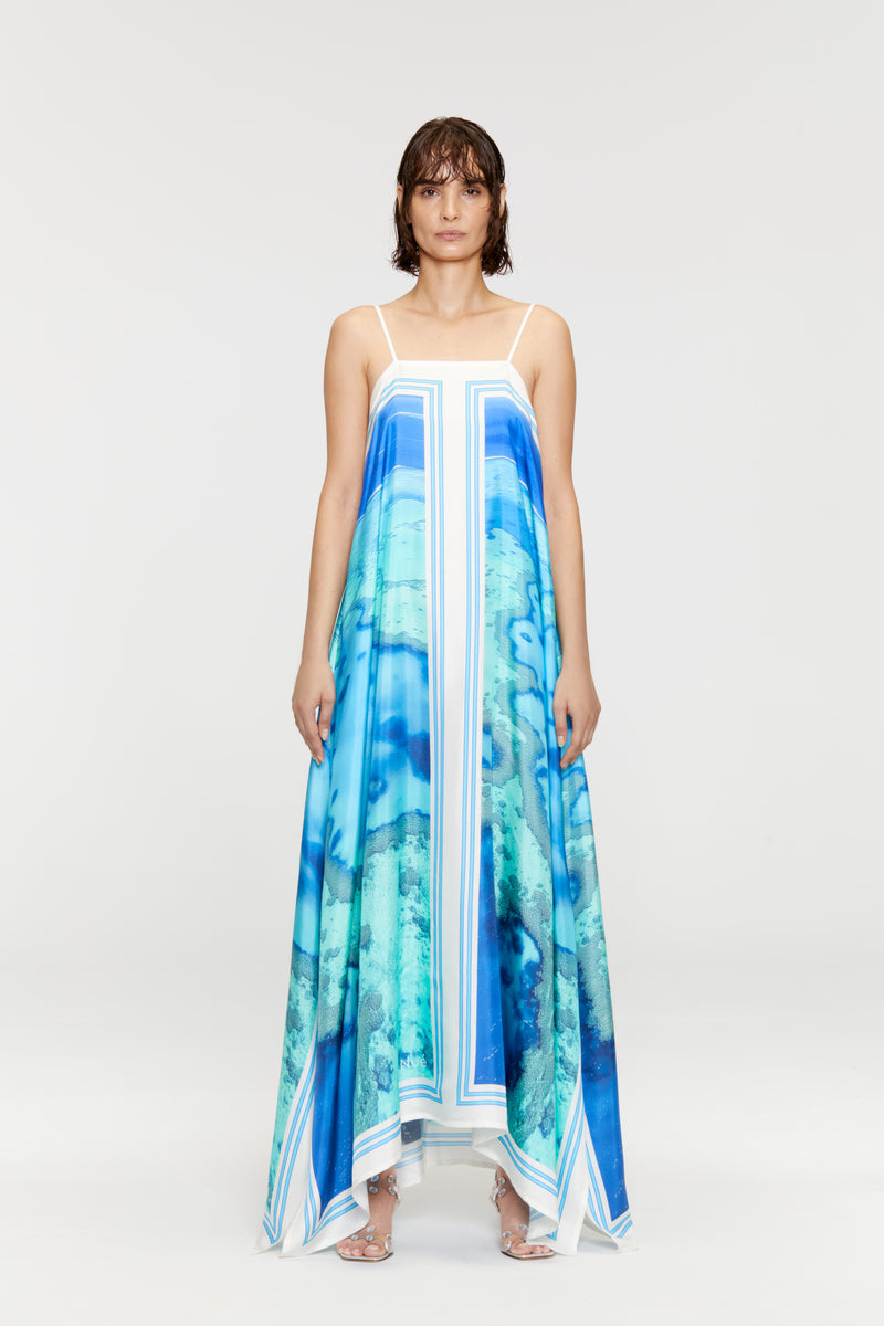 MALDIVES SILK MAXI DRESS - CULT MIA