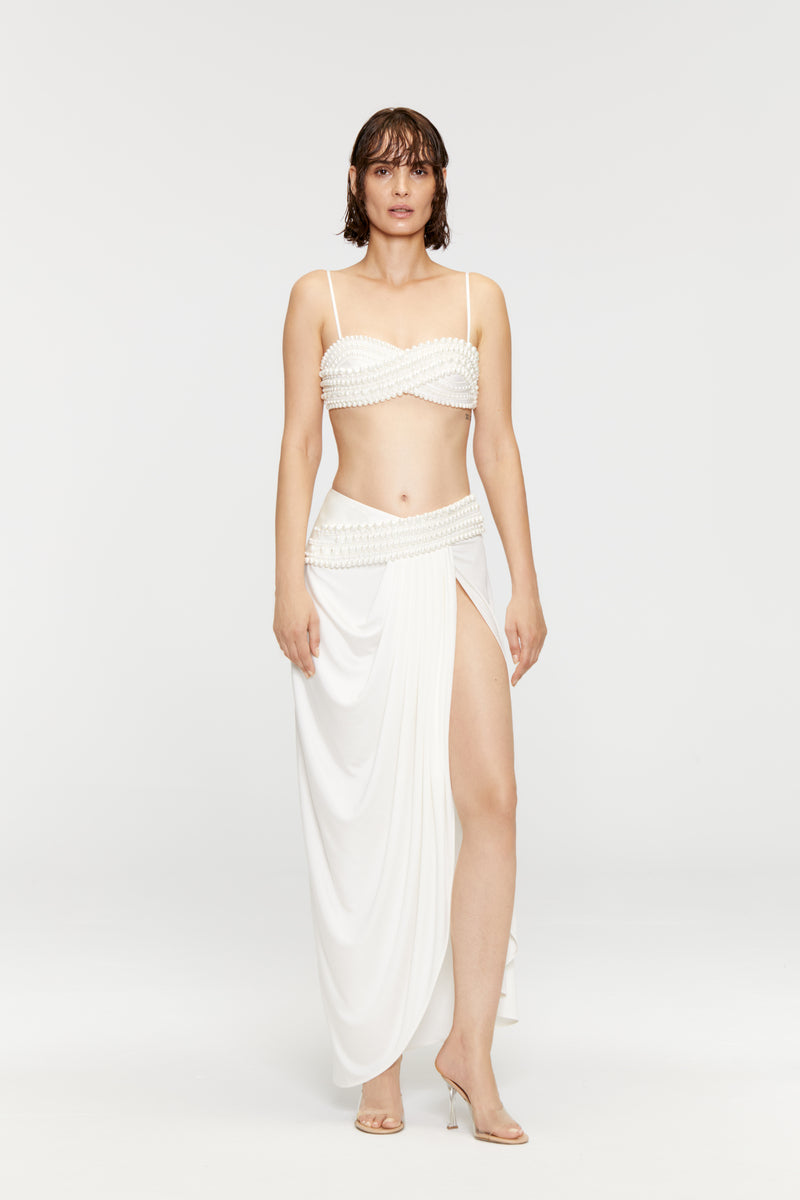 ETERNITY PEARL MAXI SKIRT - CULT MIA