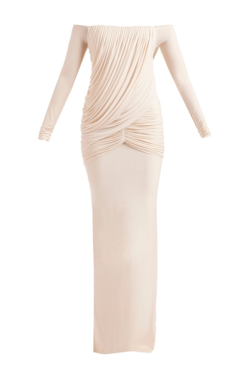 JANE MAXI DRESS IN IVORY - CULT MIA