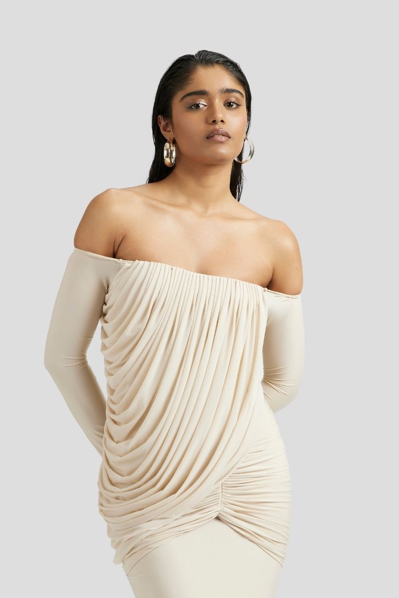 JANE MAXI DRESS IN IVORY - CULT MIA