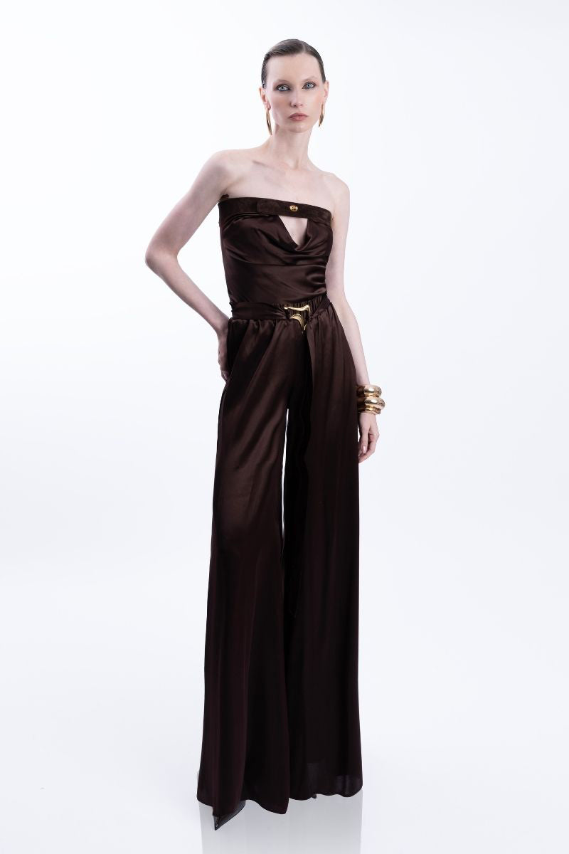 NERU PANTS IN BROWN - CULT MIA